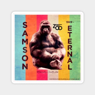 Samson Gorilla • Milwaukee County Zoo • MKE WI Magnet