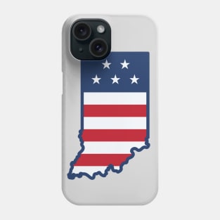 Stars and Stripes Indiana Phone Case