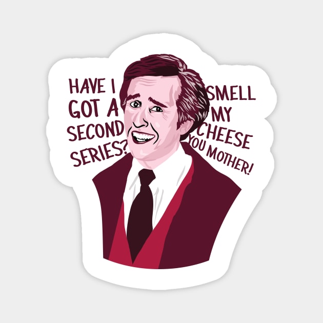 I'm Alan Partridge Portrait Quote Magnet by Phil Shelly Creative