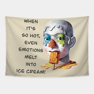 Ice cream sculpt Tapestry