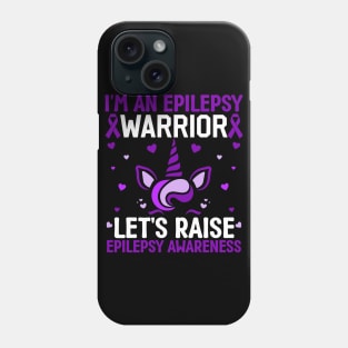 Epilepsy Warrior Epilepsy Girls Epilepsy Awareness Phone Case