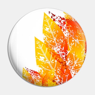 Fall Leaves Pattern Pin