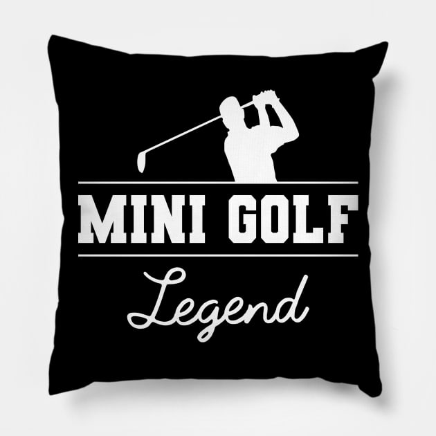 Golf - Mini Golf Legend Pillow by KC Happy Shop