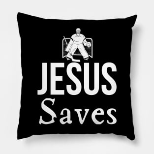 Jesus Saves Goalie Pillow