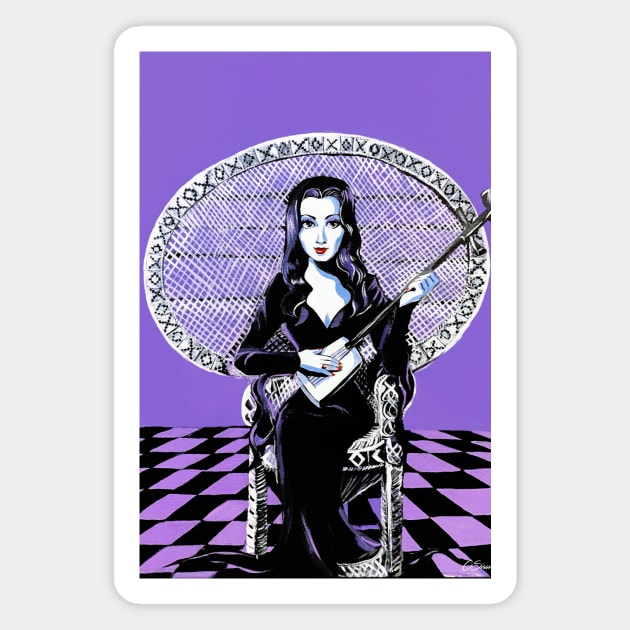 Morticia Addams The Addams Family The Addams Family Magnet - Main Image