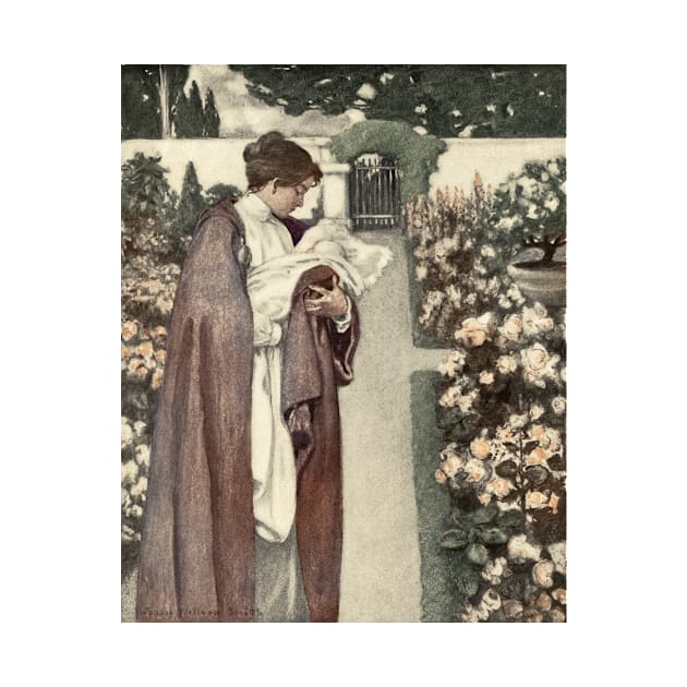 Baby's First Outing by Jessie Willcox Smith by vintage-art