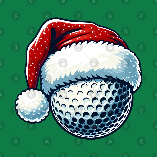 Christmas Golf Ball Golfing Golfer Gift by E