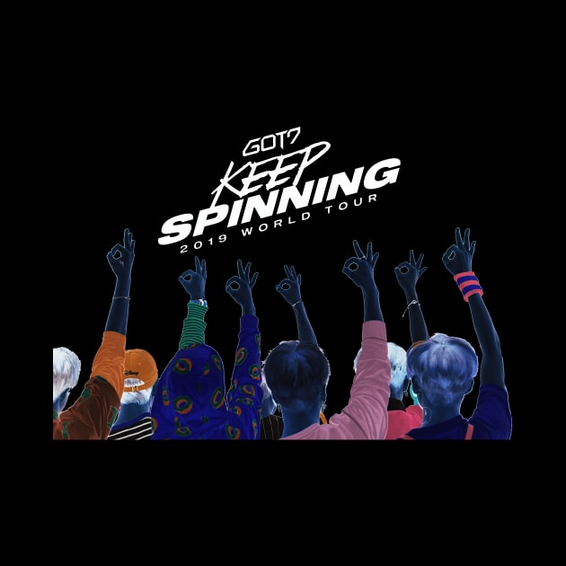 OKAY GOT7 KEEP SPINNING by shiteter