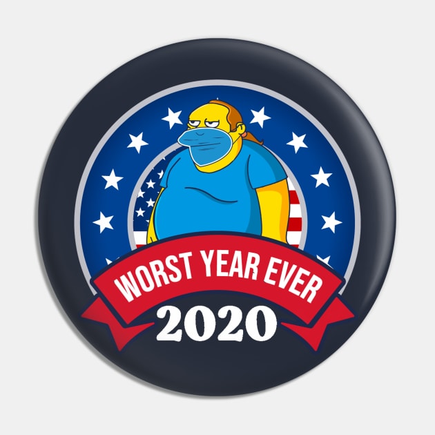 2020 Worst Year Ever Pin by DeepDiveThreads