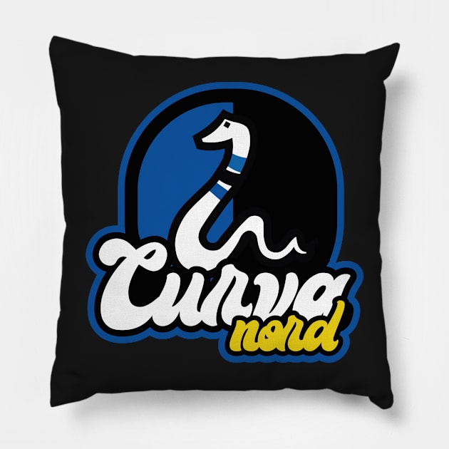 Curva North inter Pillow by lounesartdessin