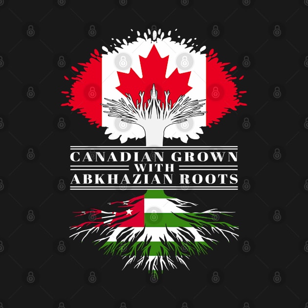 Canadian Grown With Abkhazian Roots canada Abkhazia Flag Tree by BramCrye