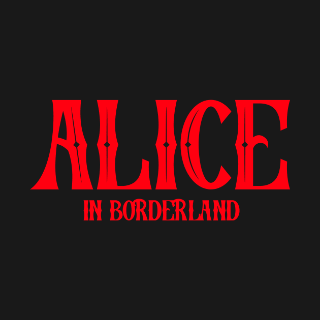 Alice in borderland title red by CERA23