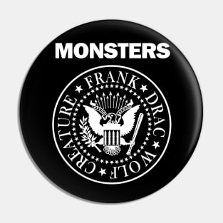 ROck N Roll x Classic Monsters Pin