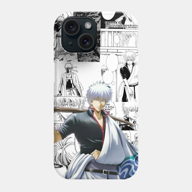 Gintoki Sakata Phone Case by Jinwoo