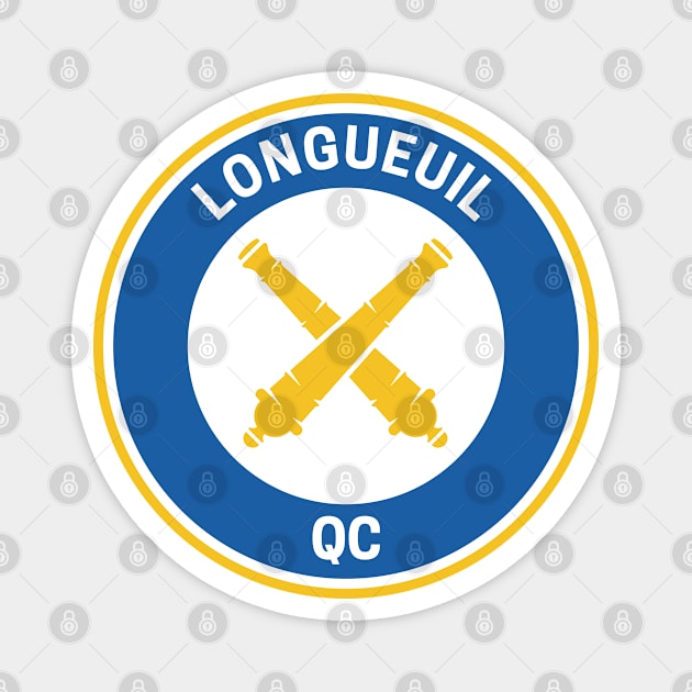 Vintage Longueuil Quebec Magnet by fearcity