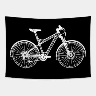 wireframes bicycle design Tapestry