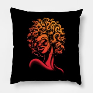 Funky Medusa II Pillow