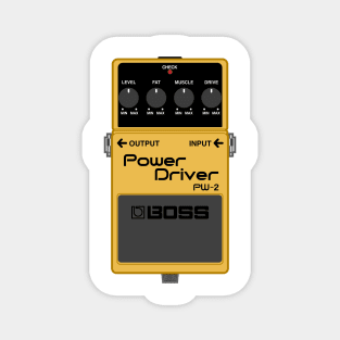 Boss PW-2 Power Driver Guitar Effect Pedal Magnet