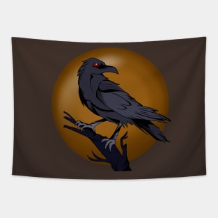 Stylized Raven Fall Tapestry