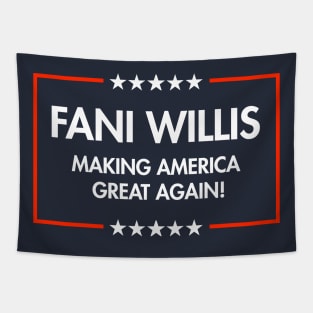 Fani Willis - Making America Great Again (blue) Tapestry