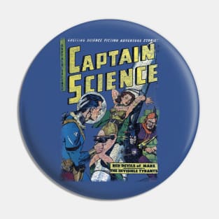 Captain Science Pin