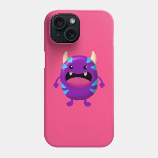 Cute Purple Monster Phone Case