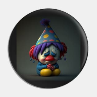 Sad Clown Pin