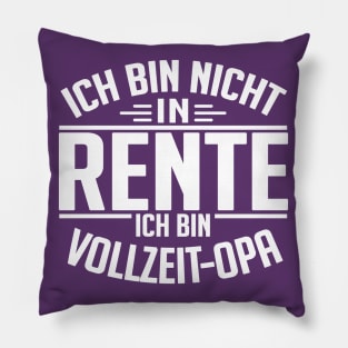 Vollzeit Opa (white) Pillow