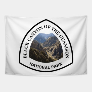 Black Canyon of the Gunnison National Park shield Tapestry