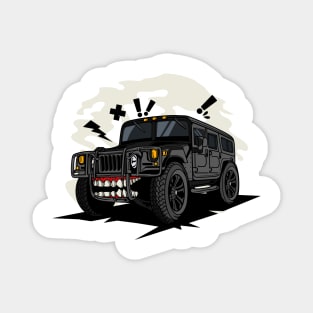 Mad Army Car Magnet