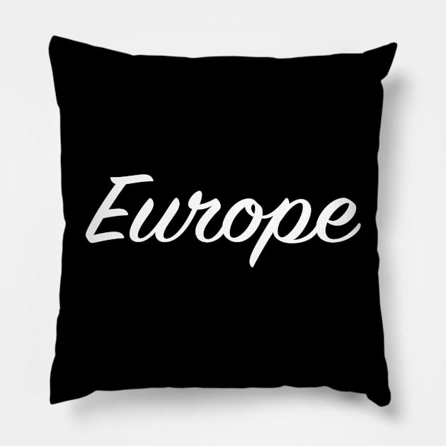 Europe Pillow by lenn