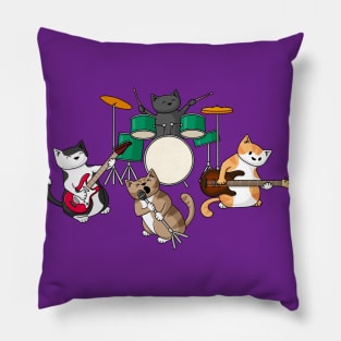 Cat Band Pillow