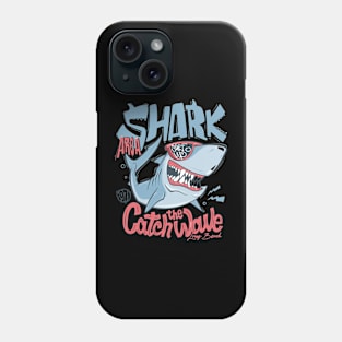 shark tshirt surf  print design Phone Case