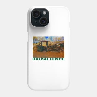 Brush Fence in Tucson Phone Case