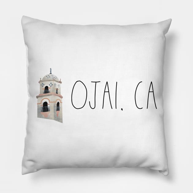 Ojai, CA Pillow by MSBoydston