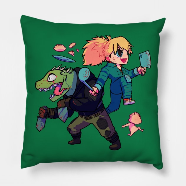 Nikaido and Kaiman Pillow by Susto