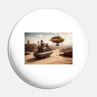 Vintage Sahara Desert Flying Object Pin