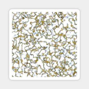 golden marble Magnet