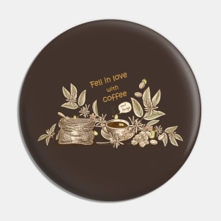 Coffee Beans Pin