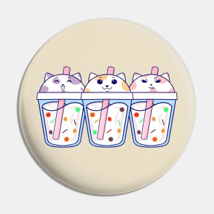 Cute Milk Cat Pin