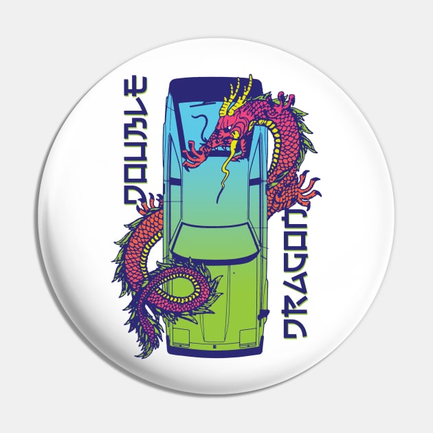 Toyota Supra Double Dragon Pin by thesupragoddess