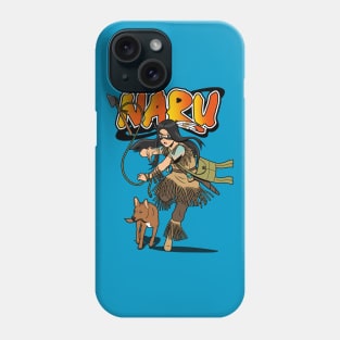 Native Indian Alien Fighting Warrior Ninja Shinobi Parody Phone Case