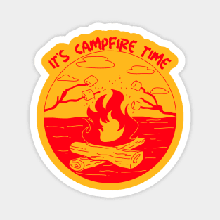 It's campfire time Magnet