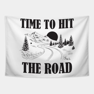 All Aussie Adventures Russell Coight Road, Time To Hit The Road Tapestry