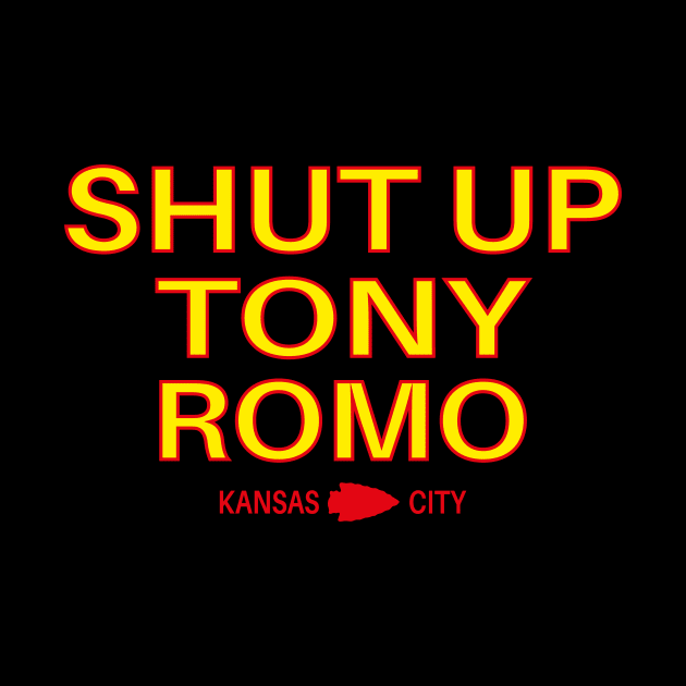 shut up tony romo by l designs