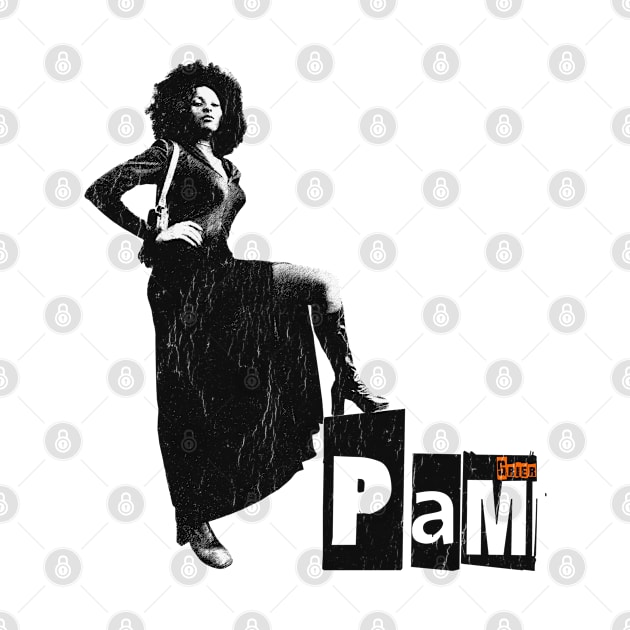 Retro PAM GRIER by DudiDama.co