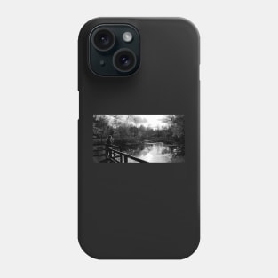 View Across Ponteland Park Lake Phone Case