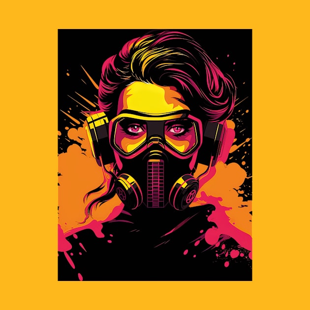 Neon Gasmask by ArtLegend99