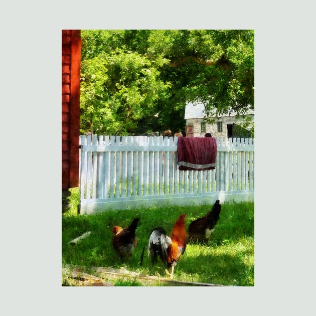 Housekeepers - Laundry Hanging on Fence by SusanSavad