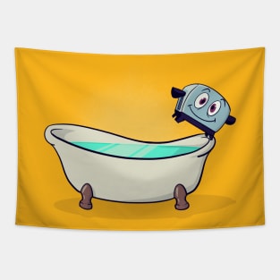 Brave Little Bathtub Tapestry